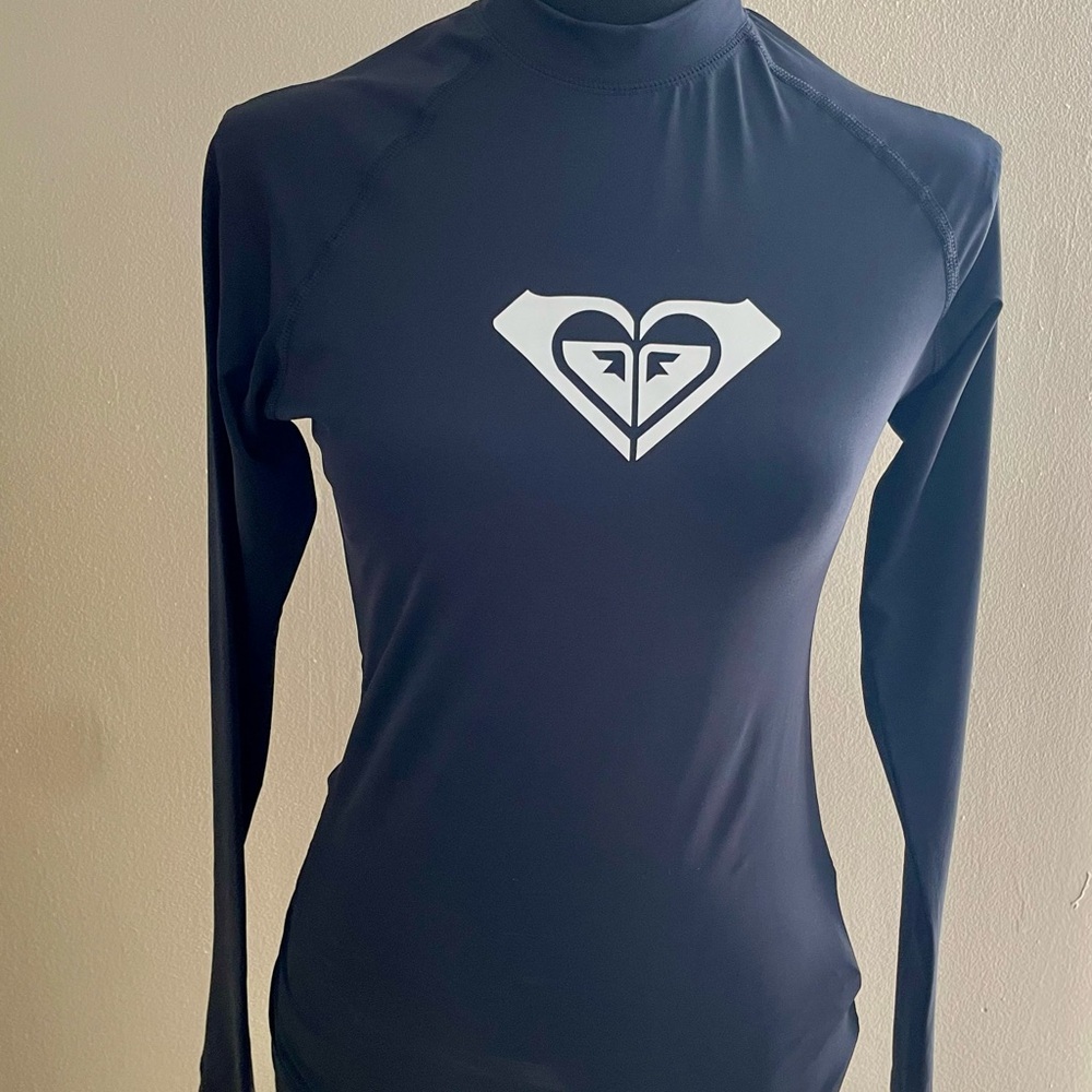 Roxy Women's Navy Long Sleeve Rash guard